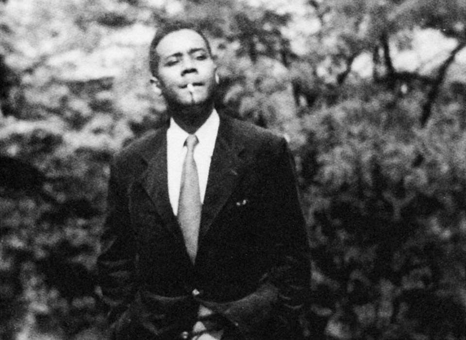 C.L.R. James in 1946, cigarette in mouth